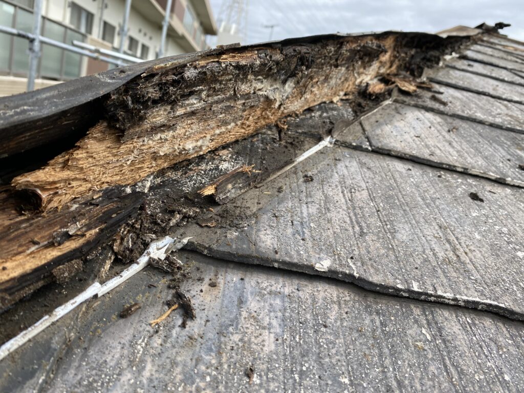 貫板腐食 棟板金